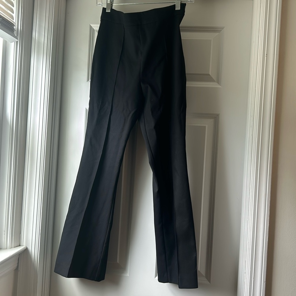 Mango flared black pants